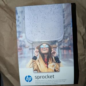 HP Sprocket Purple Portable Photo Printer